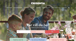 Desktop Screenshot of credentia.se